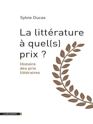 cover image of La littérature à quel(s) prix ?